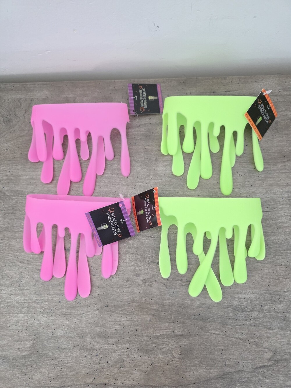 Glow in the Dark Tumbler Sleeves Target Halloween x 4 Multiple available